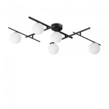 Atlas plafon czarny 5x4W E14